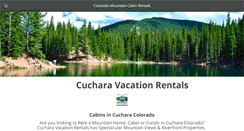 Desktop Screenshot of cucharavacationrentals.com